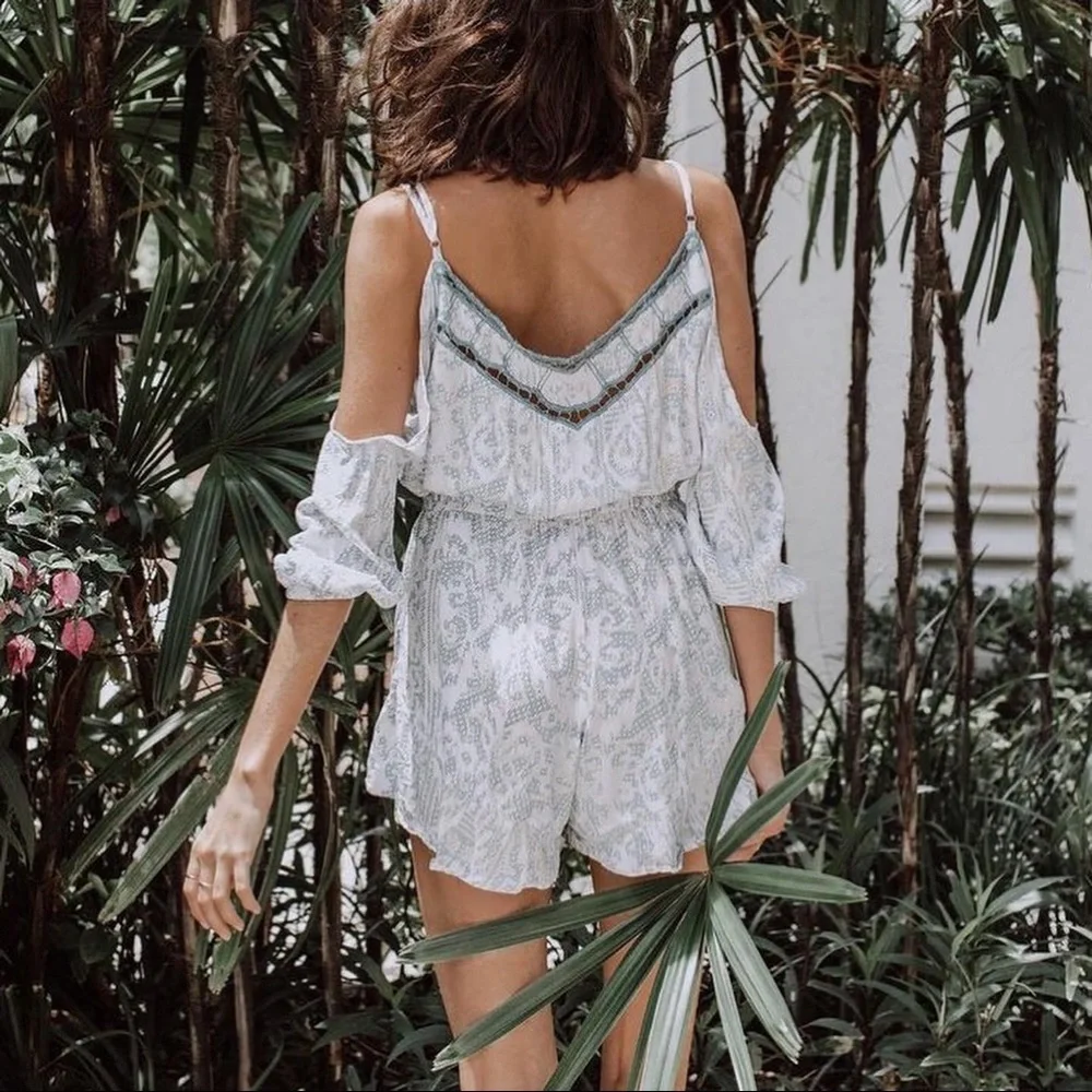Desi Romper in Echo - Picture 3 of 16